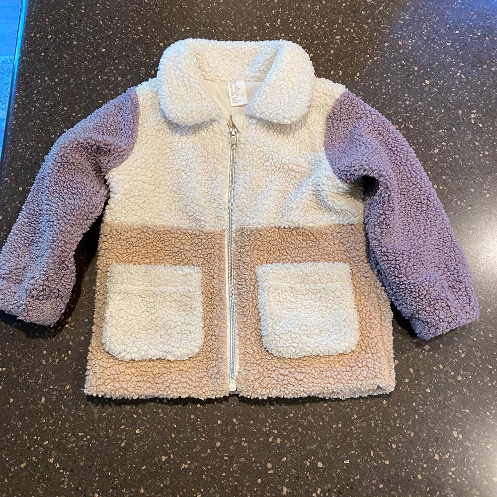H&M Teddy Jacket 3T
